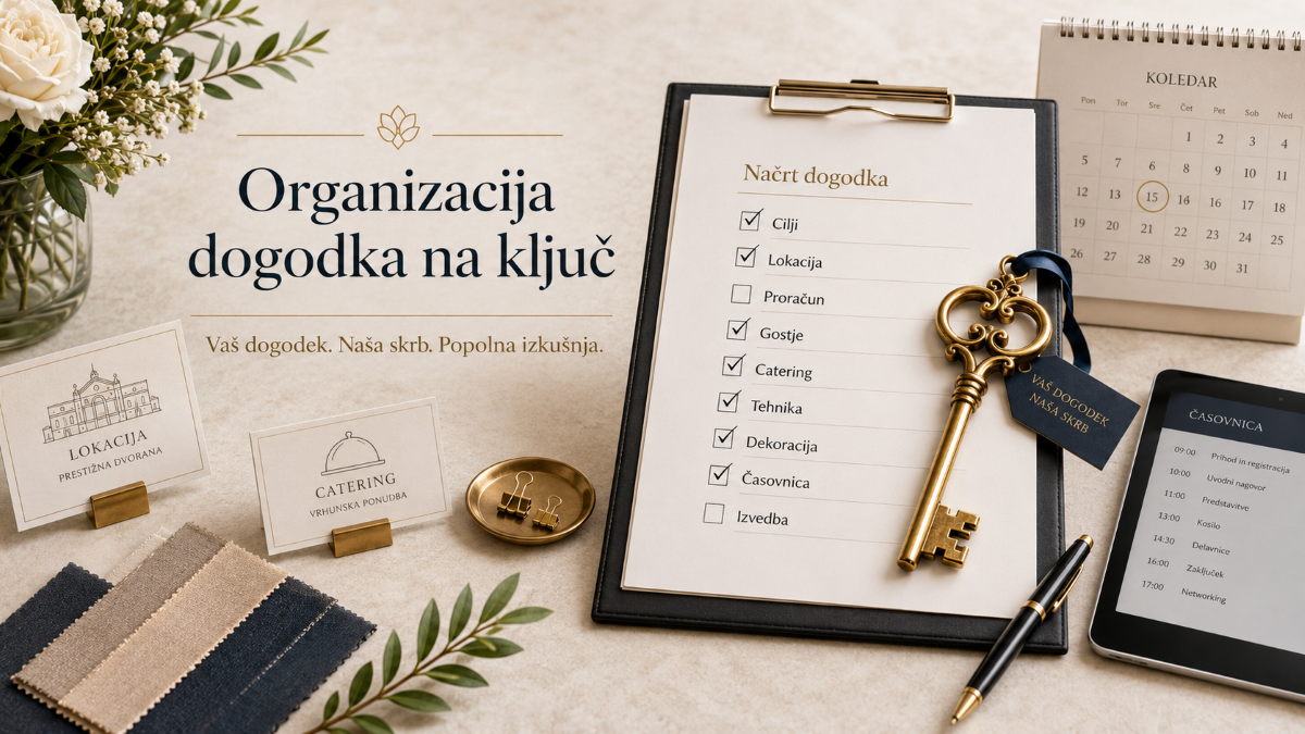 Organizacija dogodka na ključ